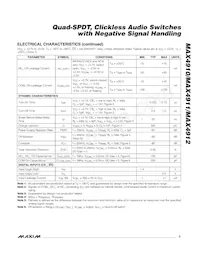 MAX4910ETE+T Datasheet Page 3