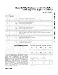 MAX4910ETE+T Datasheet Page 7