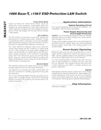 MAX4927ETN+T Datasheet Page 8