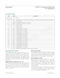 MAX4999ETJ+T Datasheet Page 7