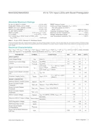 MAX5093AATE+ Datasheet Page 2