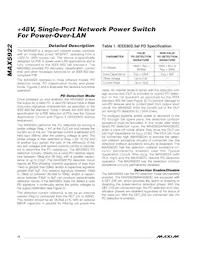 MAX5922BEUI+T Datasheet Page 12