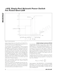 MAX5922BEUI+T Datasheet Page 16
