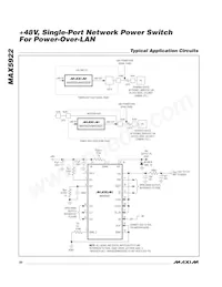 MAX5922BEUI+T Datasheet Page 20