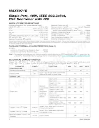 MAX5971BETI+T Datasheet Page 2