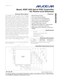 MAX5980GTJ+ Datenblatt Cover
