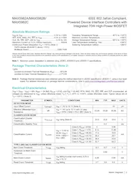 MAX5982CETE+ Datasheet Page 2