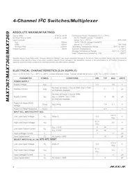 MAX7368EUE+T Datasheet Page 2