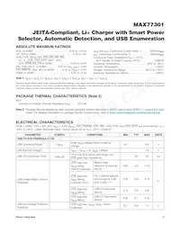 MAX77301EWA+T Datasheet Page 6