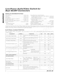 MAX9598CTL+T Datasheet Page 2