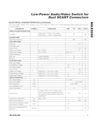 MAX9598CTL+T Datasheet Page 5