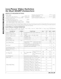 MAX9656AEP+T Datasheet Page 2