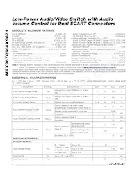 MAX9670CTL+T Datenblatt Seite 2