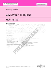 MB85RE4M2TFN-G-ASE1 Datasheet Cover