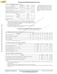MCM69C432TQ20 Datenblatt Seite 4