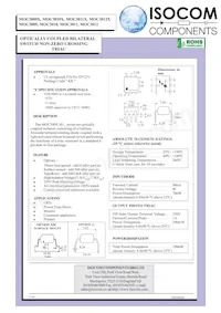 MOC3011XSM Datenblatt Cover