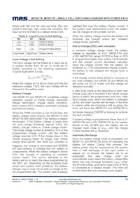 MP2617BGL-P Datasheet Pagina 18
