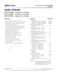 MT47H64M16HR-3 AAT:H TR Datasheet Cover