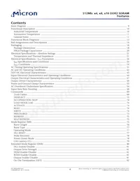 MT47H64M8CF-25E:G TR Datasheet Pagina 4