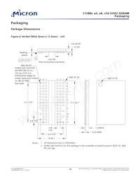 MT47H64M8CF-25E:G TR Datasheet Page 18