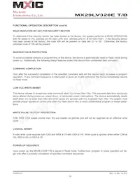 MX29LV320ETMI-70G Datasheet Page 20