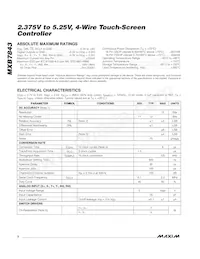 MXB7843EEE+T Datasheet Page 2