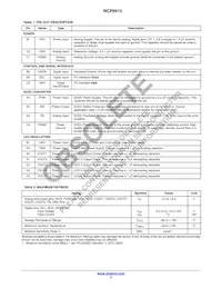 NCP6915AFCCLT1G Datasheet Page 3