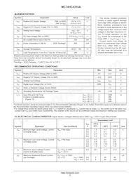 NLV74HC4316ADR2G Datasheet Page 3