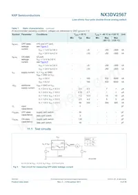 NX3DV2567GU Datasheet Page 6