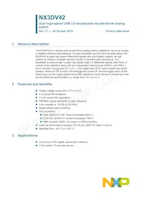 NX3DV42GU10X Datasheet Copertura