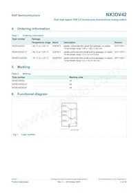 NX3DV42GU10X Datasheet Page 2