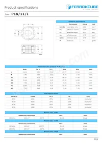 P18/11/I-3F46 Datasheet Cover