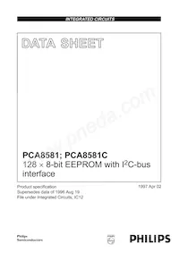 PCA8581T/6 Datenblatt Cover