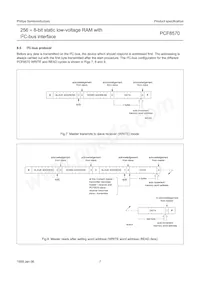 PCF8570T/F5 Datasheet Page 7