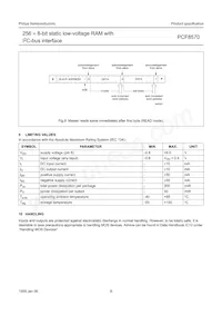 PCF8570T/F5 Datasheet Page 8