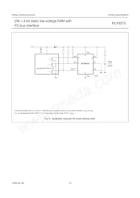PCF8570T/F5 Datenblatt Seite 13