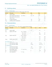 PCF8582C-2P/03 Datasheet Page 10