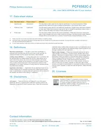 PCF8582C-2P/03 Datasheet Page 20