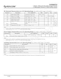 PI2DBS212QEX Datasheet Page 4