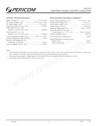 PI3A212ZLEX Datasheet Page 2