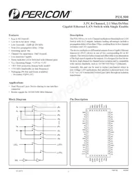 PI3L500ZFE Datasheet Cover