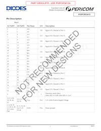 PI3PCIE3412ZHE+DAX Datasheet Page 3