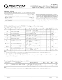 PI3USB102ZMEX Datasheet Page 2