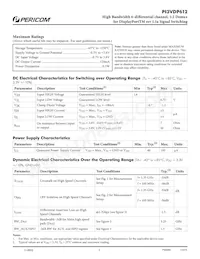 PI3VDP612ZHE Datasheet Page 5
