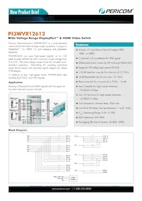 PI3WVR12612NEEX Datasheet Copertura