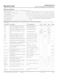 PI3WVR12612ZLE Datasheet Page 5