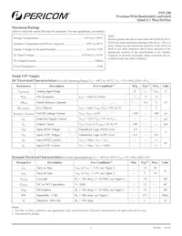 PI5L200QEX Datasheet Page 2