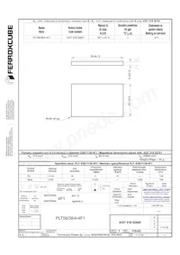 PLT58/38/4-4F1 데이터 시트 표지