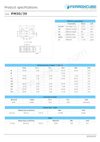 PM50/39-3C94 Datasheet Cover