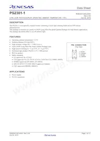 PS2381-1Y-F3-AX Datasheet Cover